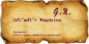 Gömör Magdolna névjegykártya